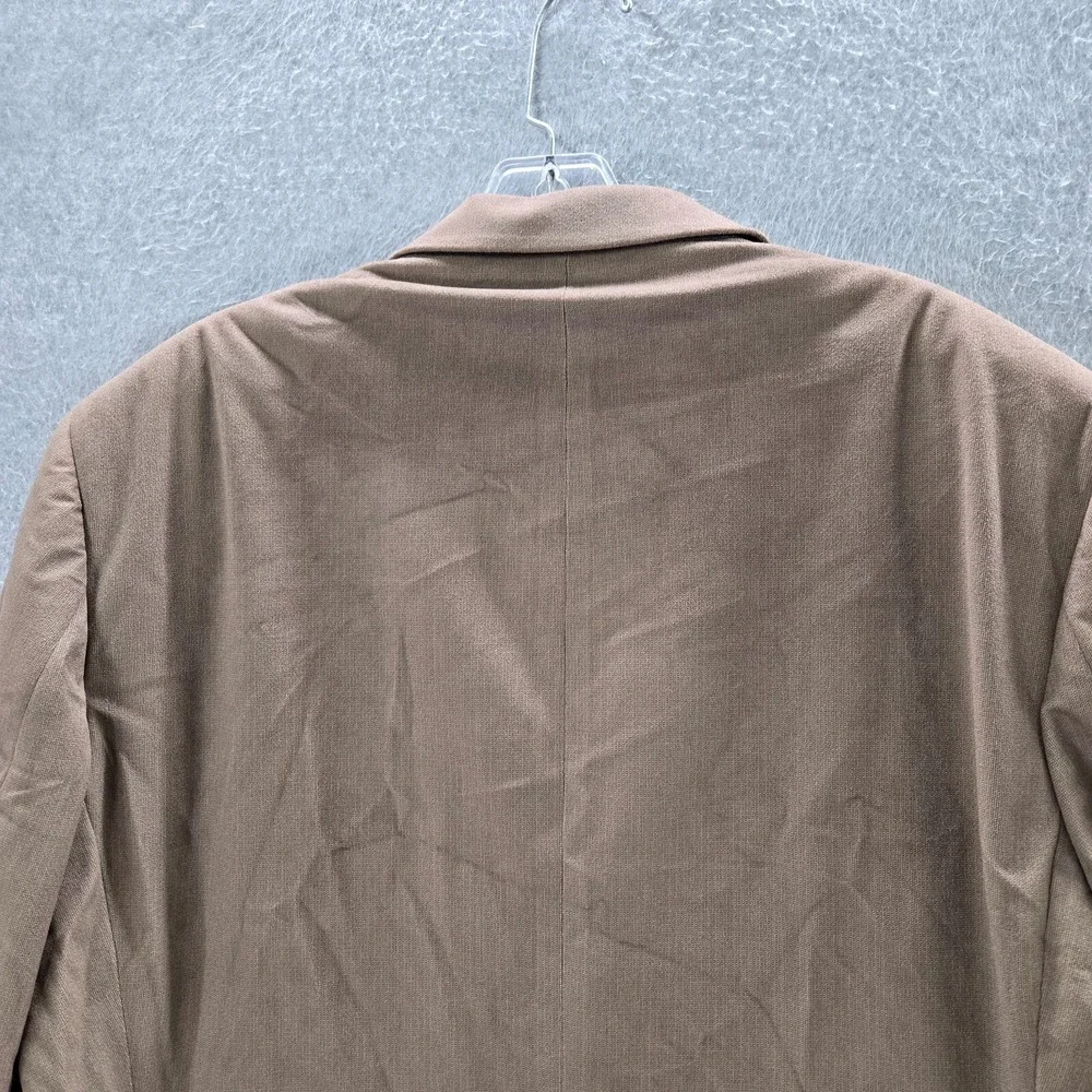 Calvin Klein Men Suit 44‎ Brown Blazer Two Button Slim Fit Pockets NWT